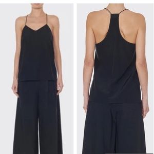 NWT TiBi Signature Silk Camisole in Black